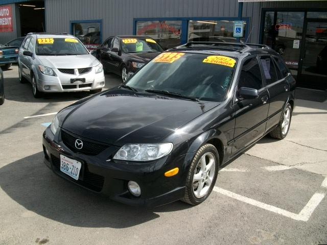 2002 MAZDA PROTEGE5 BASE, black, ...