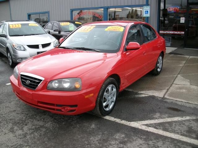 2004 HYUNDAI ELANTRA GLS, red, ...