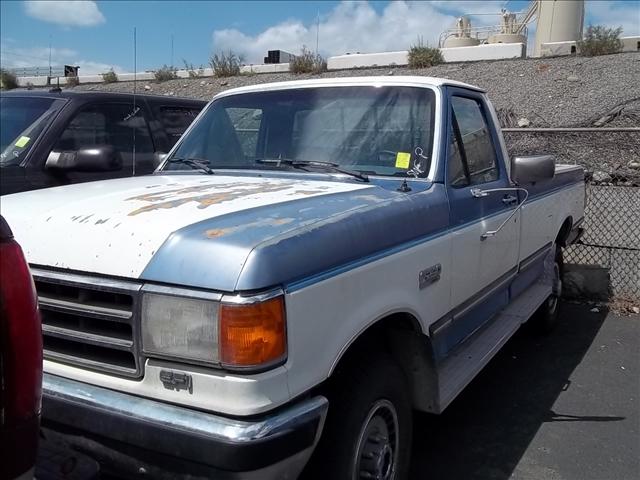 1989 FORD F250 BASE, blue/white, ...
