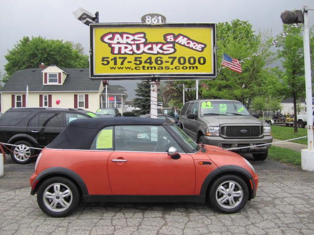 2005 MINI COOPER CONVERTIBLE orange one owner - no accidents 2005 mini cooper convertible - mini
