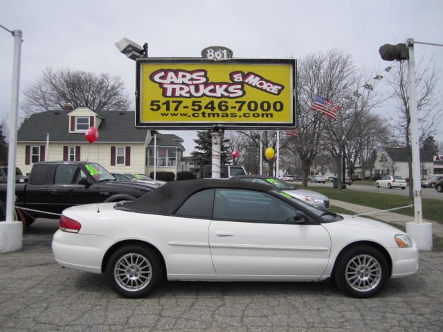 2006 CHRYSLER SEBRING TOURING CONVERTIBLE white gorgeous  2006 chrysler sebring convertible with 