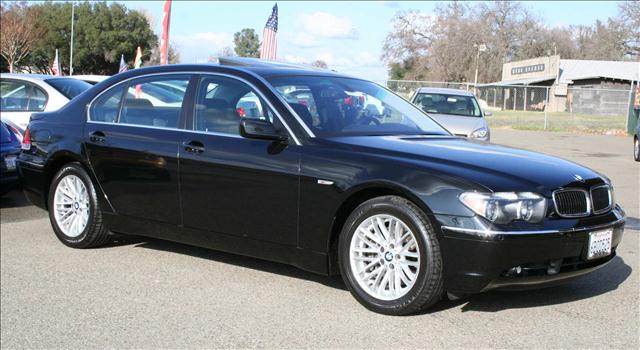 2004 BMW 7 SERIES 745LI, black, low miles and beautiful black on black color.  clean ...
