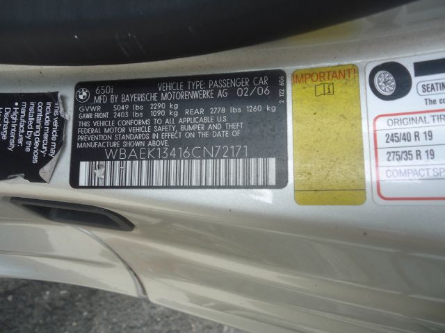 2006 BMW 6 series for sale