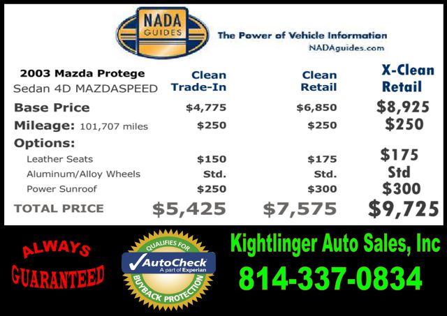 2003 Mazda Protege
