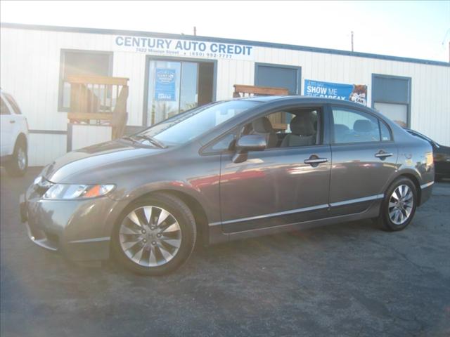 2009 HONDA CIVIC EX SEDAN 5-SPEED AT gray 2009 honda civic ex sedan 4-cylinder 1 8l automatic fw
